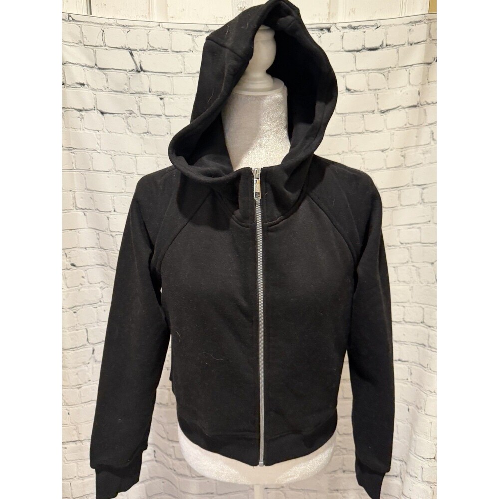 Trendy Queen Zip Up Hoodies For Women Cropped Sweatshirts Fall Y2K Size Small - Picture 2 of 11